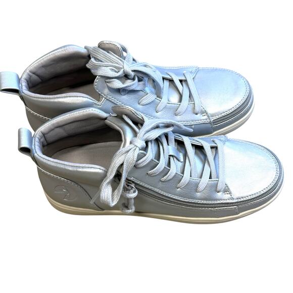 BILLY adaptive silvers sneaker lace mid top size 7 NWT - Picture 14 of 16